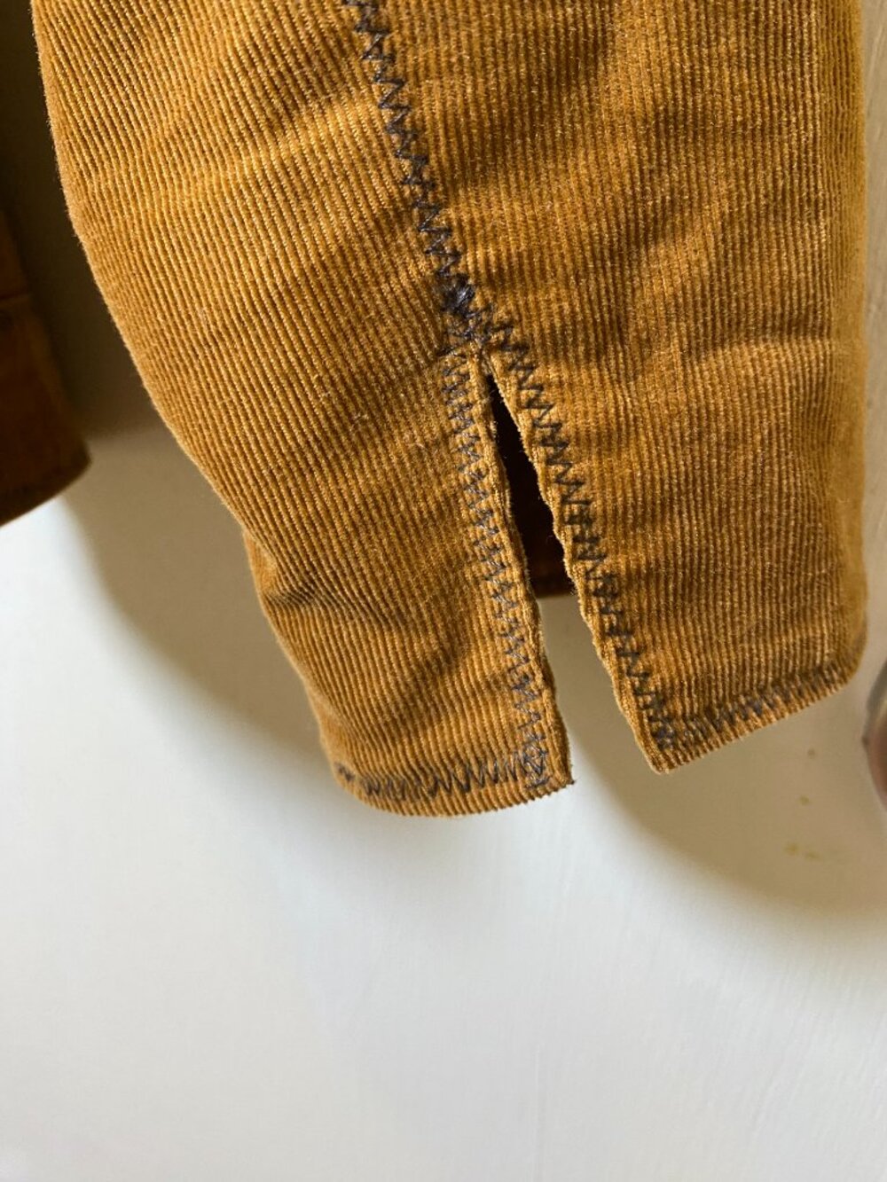 Coldwater Creek Rust Corduroy Blazer Jacket Size 4 Leaf Buttons Cotton Lined - Picture 10 of 13